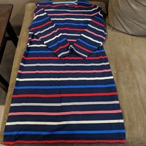 Sttiped, multicolor sheath dress